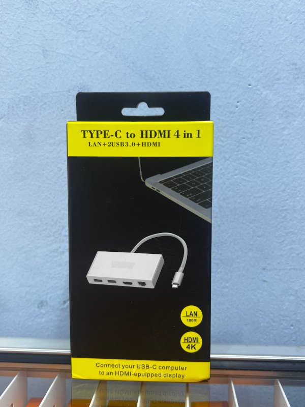 Type-C To HDTV 4 in 1 Adapter front